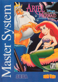 Ariel the Little Mermaid PAL Sega Master System PAL box art